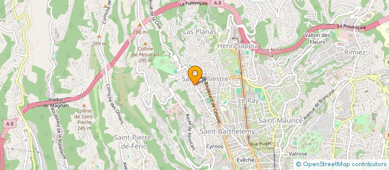 localisation de l'entreprise HELP DINO à NICE