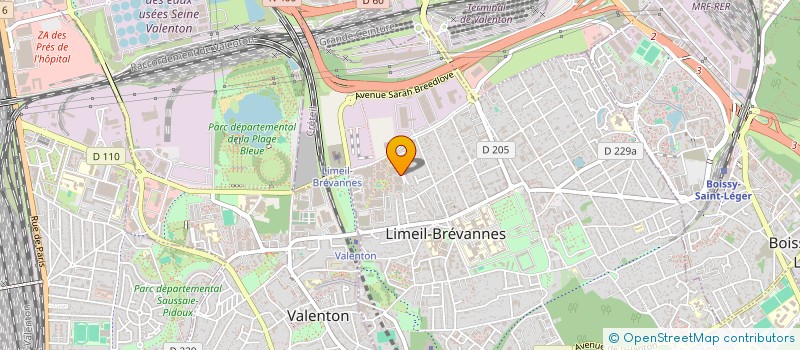 localisation de l'entreprise HELP EXPRESS à LIMEIL-BREVANNES