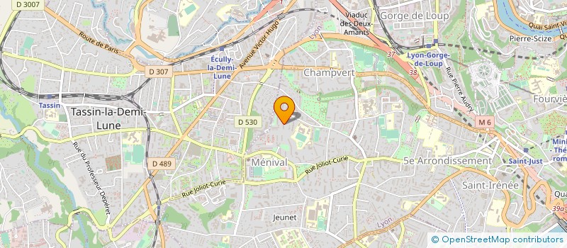 localisation de l'entreprise HELP INTERNATIONAL (HABITAT ECOLOGIE LIBERTE DES PRIMATES) à LYON