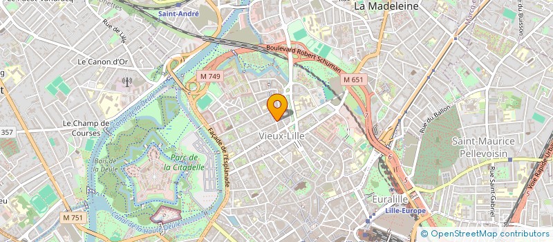 localisation de l'entreprise HELP LILLE METROPOLE à LILLE