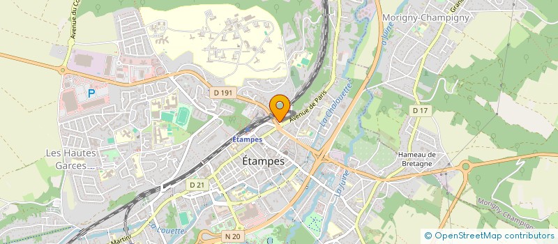 localisation de l'entreprise HELP ODESSA BREEDERS  ETAMPES