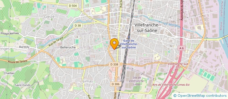 localisation de l'entreprise HELP RENOV'  VILLEFRANCHE-SUR-SAONE