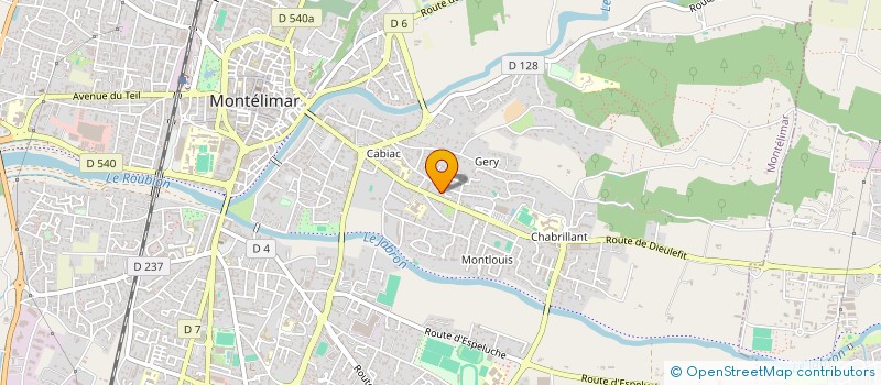 localisation de l'entreprise HELP SERVICES à MONTELIMAR