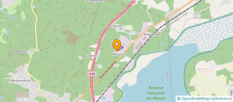 localisation de l'entreprise HELP SERVICES CLIMATISATION  BENESSE-MAREMNE