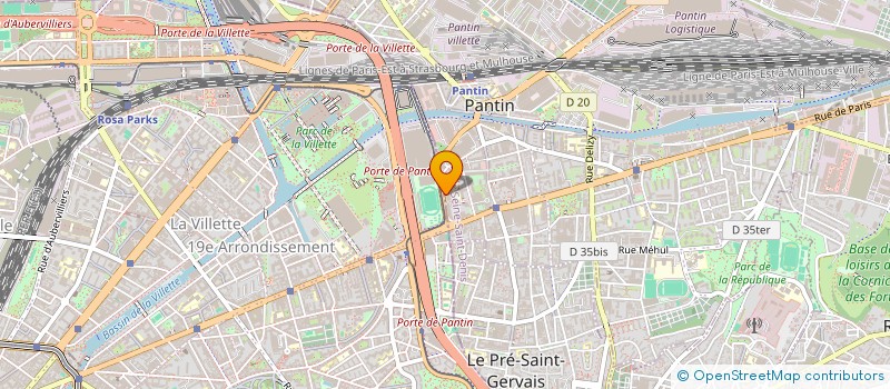 localisation de l'entreprise HELP SYSTEMS SA  PANTIN