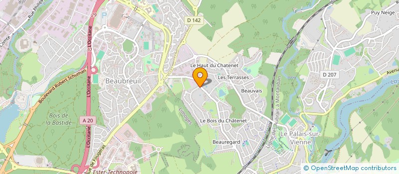 localisation de l'entreprise HELP TRANSPORT à LE PALAIS-SUR-VIENNE