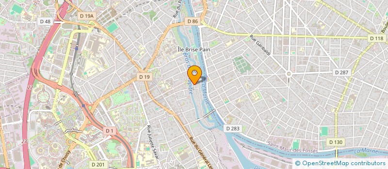 localisation de l'entreprise HELP US à CRETEIL