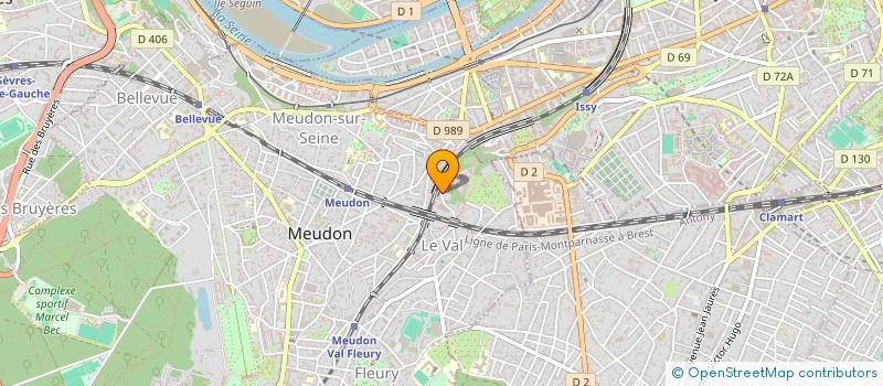 localisation de l'entreprise HELP2ROUES.FR à MEUDON
