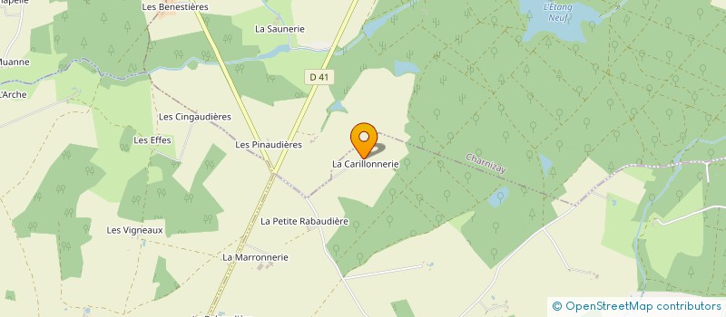 localisation de l'entreprise HELPAS à BOSSAY-SUR-CLAISE