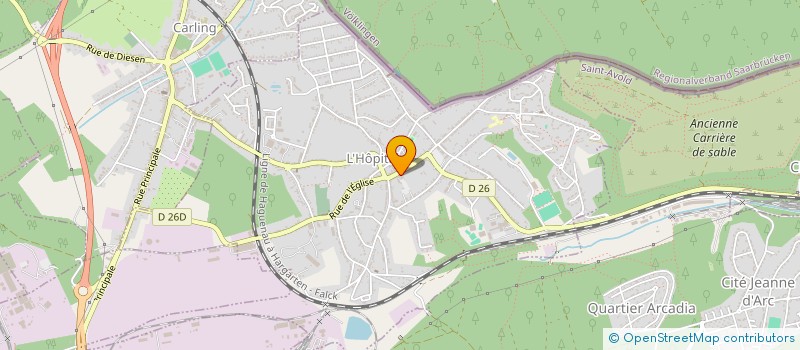 localisation de l'entreprise HELPHARM  L'HOPITAL