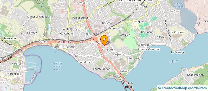 localisation de l'entreprise HELPHI  LE RELECQ-KERHUON