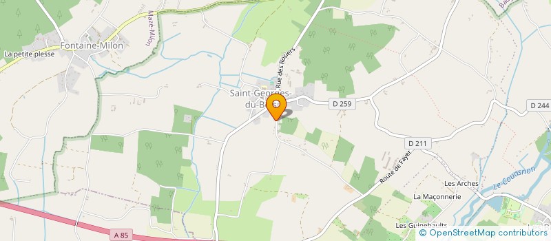 localisation de l'entreprise HELPHI TEAM  LES BOIS D'ANJOU