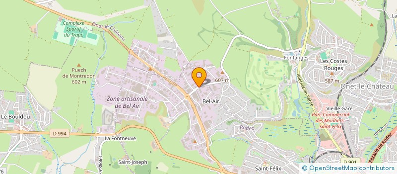 localisation de l'entreprise HELPILOT à RODEZ