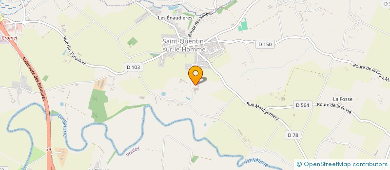 localisation de l'entreprise HELPMA  SAINT-QUENTIN-SUR-LE-HOMME