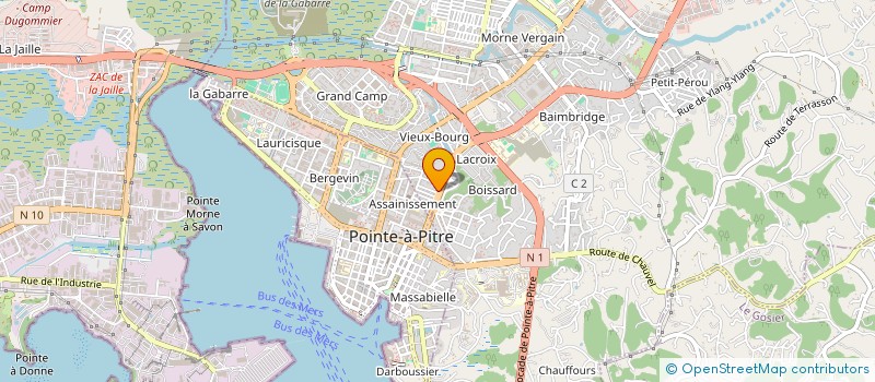 localisation de l'entreprise HELPMED DOM à LES ABYMES