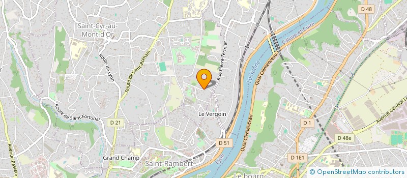 localisation de l'entreprise HELPS VOLUNTEERS  SAINT-CYR-AU-MONT-D'OR