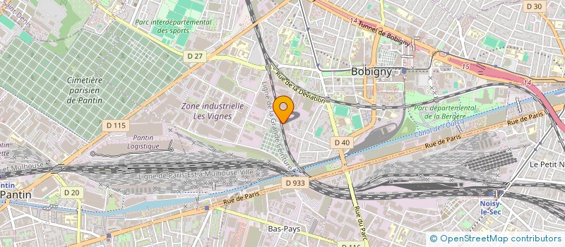 localisation de l'entreprise HELPTHEMANDU (HTAU) à BOBIGNY