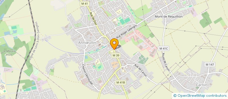 localisation de l'entreprise HELPUS-CM à ANNŒULLIN
