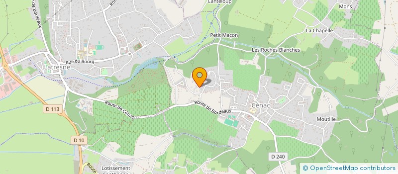 localisation de l'entreprise HELPYOURCHAIN  CENAC