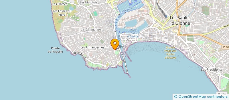localisation de l'entreprise HELSON à LES SABLES D'OLONNE