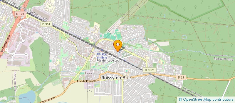 localisation de l'entreprise HELTESAYA  ROISSY-EN-BRIE