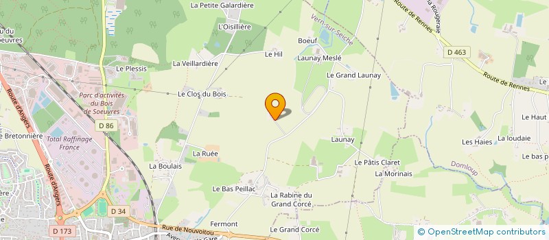 localisation de l'entreprise HELTRA 2  VERN-SUR-SEICHE