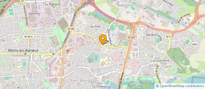 localisation de l'entreprise HELTYS à VILLENEUVE-D'ASCQ