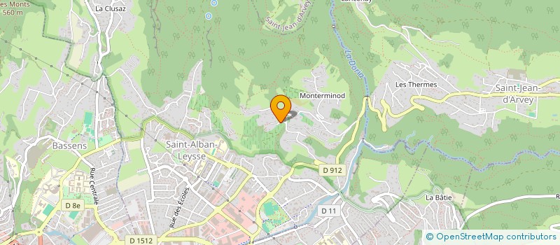 localisation de l'entreprise HELTYS  SAINT-ALBAN-LEYSSE