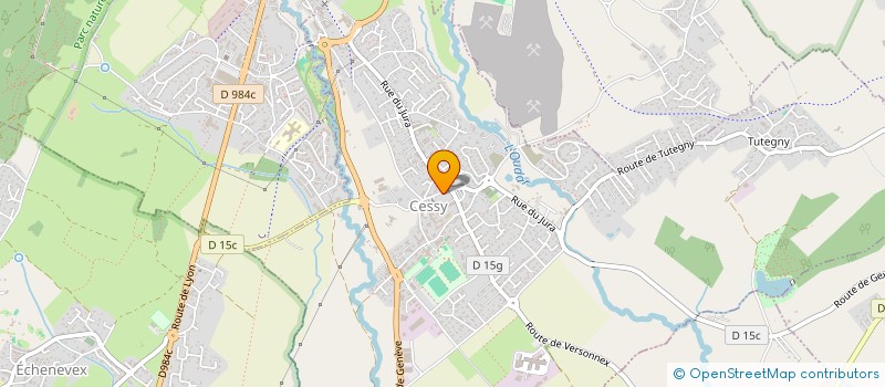 localisation de l'entreprise HELUMA  CESSY