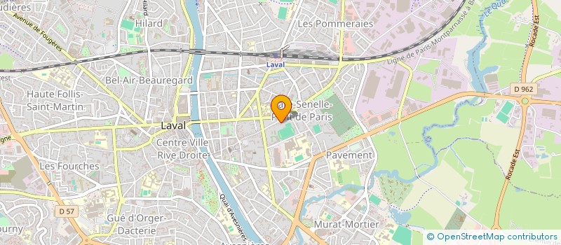 localisation de l'entreprise HELVAL à LAVAL
