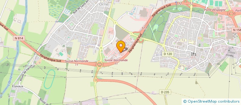 localisation de l'entreprise HELVEA  FLEURY-SUR-ORNE