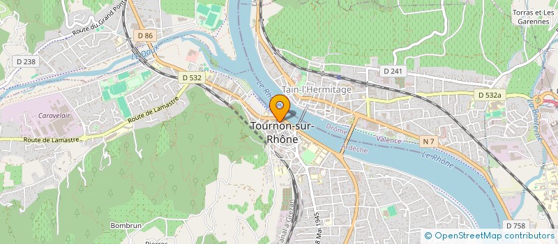 localisation de l'entreprise HELVEN FRERES à TOURNON-SUR-RHONE