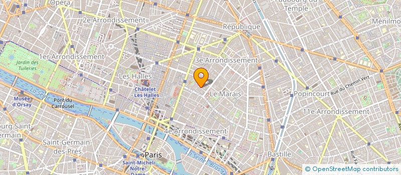 localisation de l'entreprise HELVERA S A R L à PARIS