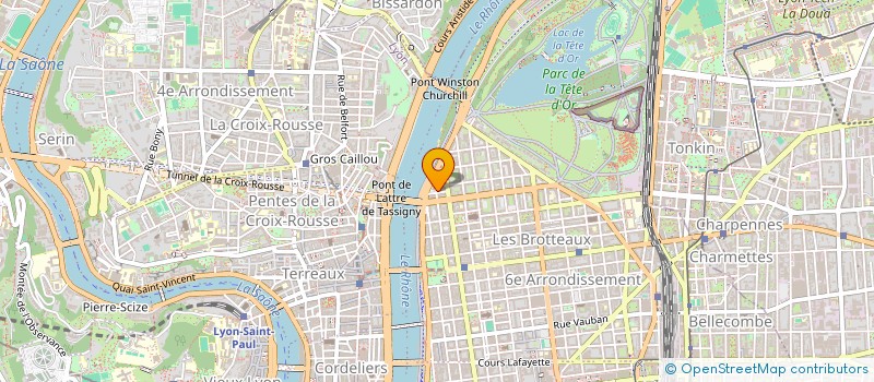 localisation de l'entreprise HELVETIE  LYON