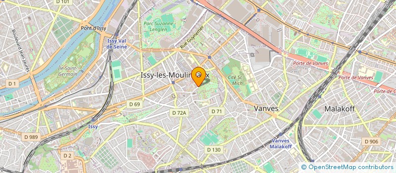 localisation de l'entreprise HELVETIQUE DE BIENFAISANCE à ISSY-LES-MOULINEAUX