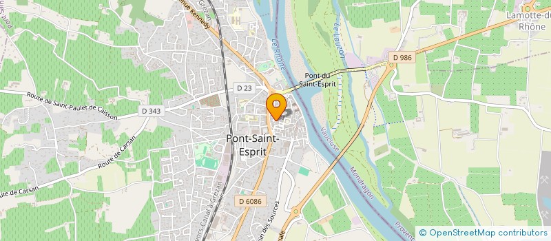 localisation de l'entreprise HELVI  PONT-SAINT-ESPRIT