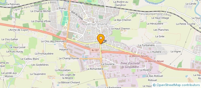 localisation de l'entreprise HELVIAN  NOYAL-SUR-VILAINE