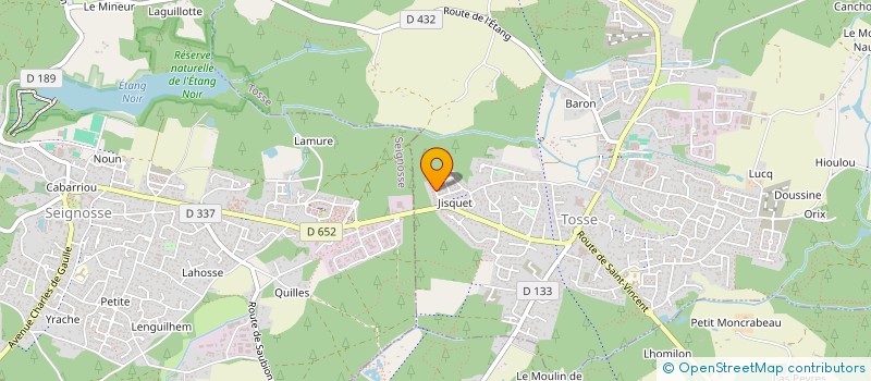 localisation de l'entreprise HELVIE  TOSSE