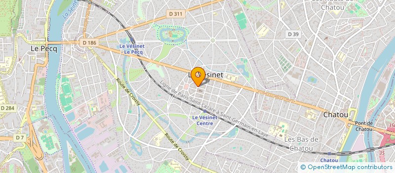 localisation de l'entreprise HELVIG DEPANNAGES à LE VESINET