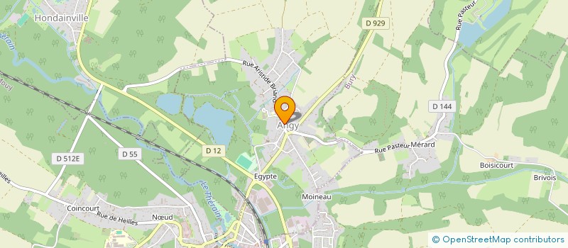 localisation de l'entreprise HELVIN  ANGY