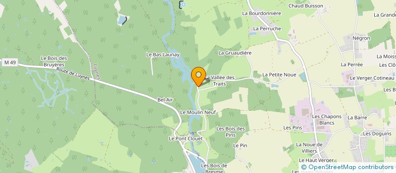 localisation de l'entreprise HELVIO TOURS  LUYNES