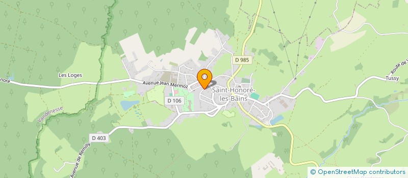 localisation de l'entreprise HELVIR à SAINT-HONORE-LES-BAINS