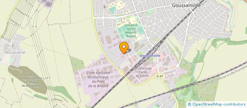 localisation de l'entreprise HELWIG à GOUSSAINVILLE