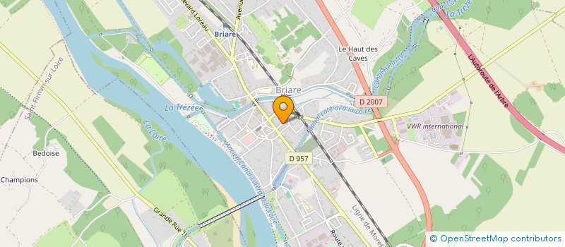 localisation de l'entreprise HELYANCE  BRIARE