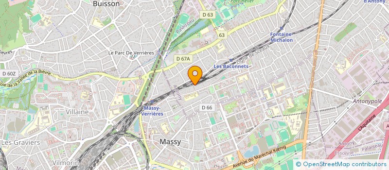 localisation de l'entreprise HELYAS IMMO à ANTONY