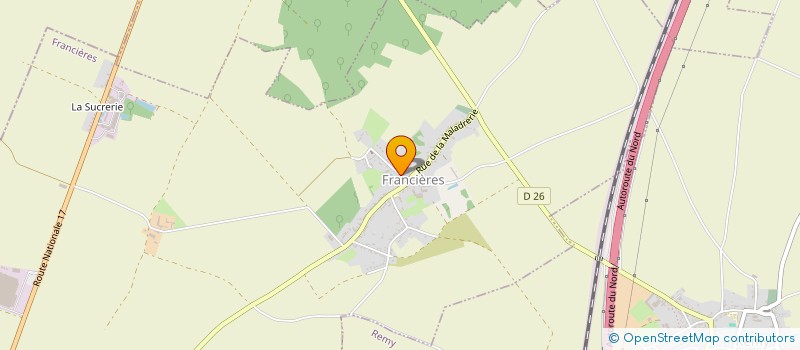 localisation de l'entreprise HELYION HOLDING  MONTIERS