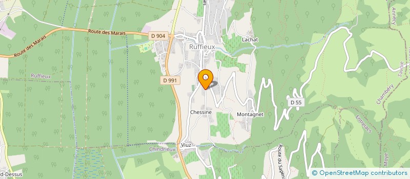 localisation de l'entreprise HELYMAD  RUFFIEUX