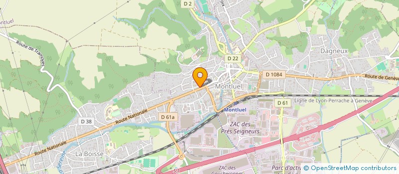 localisation de l'entreprise HELYOS AMENAGEMENT  MONTLUEL