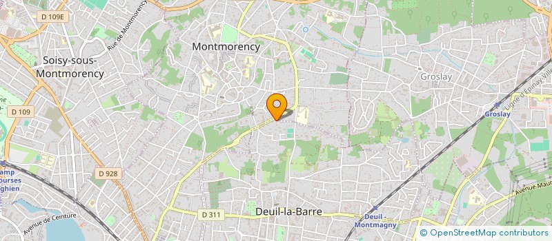 localisation de l'entreprise HELYS  DEUIL-LA-BARRE