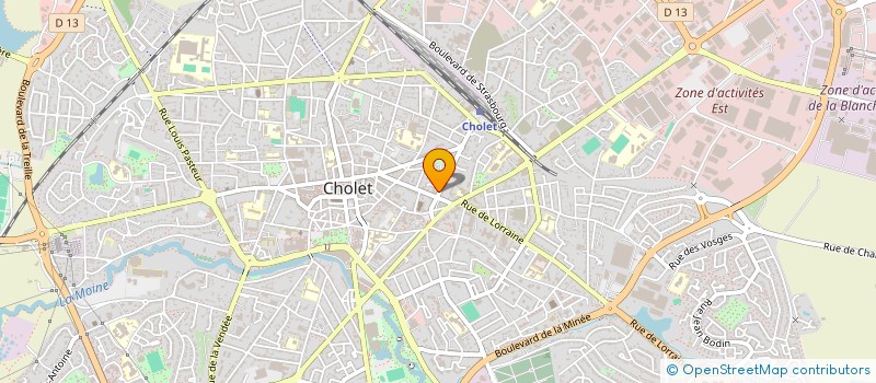 localisation de l'entreprise HELYS FLUIDES à CHOLET